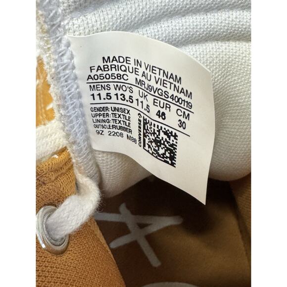 CONVERSE UNT1TL3D Hi Top Sneakers Not A CHUCK TAYLOR All Star Men’s Size 11.5 - Picture 10 of 10